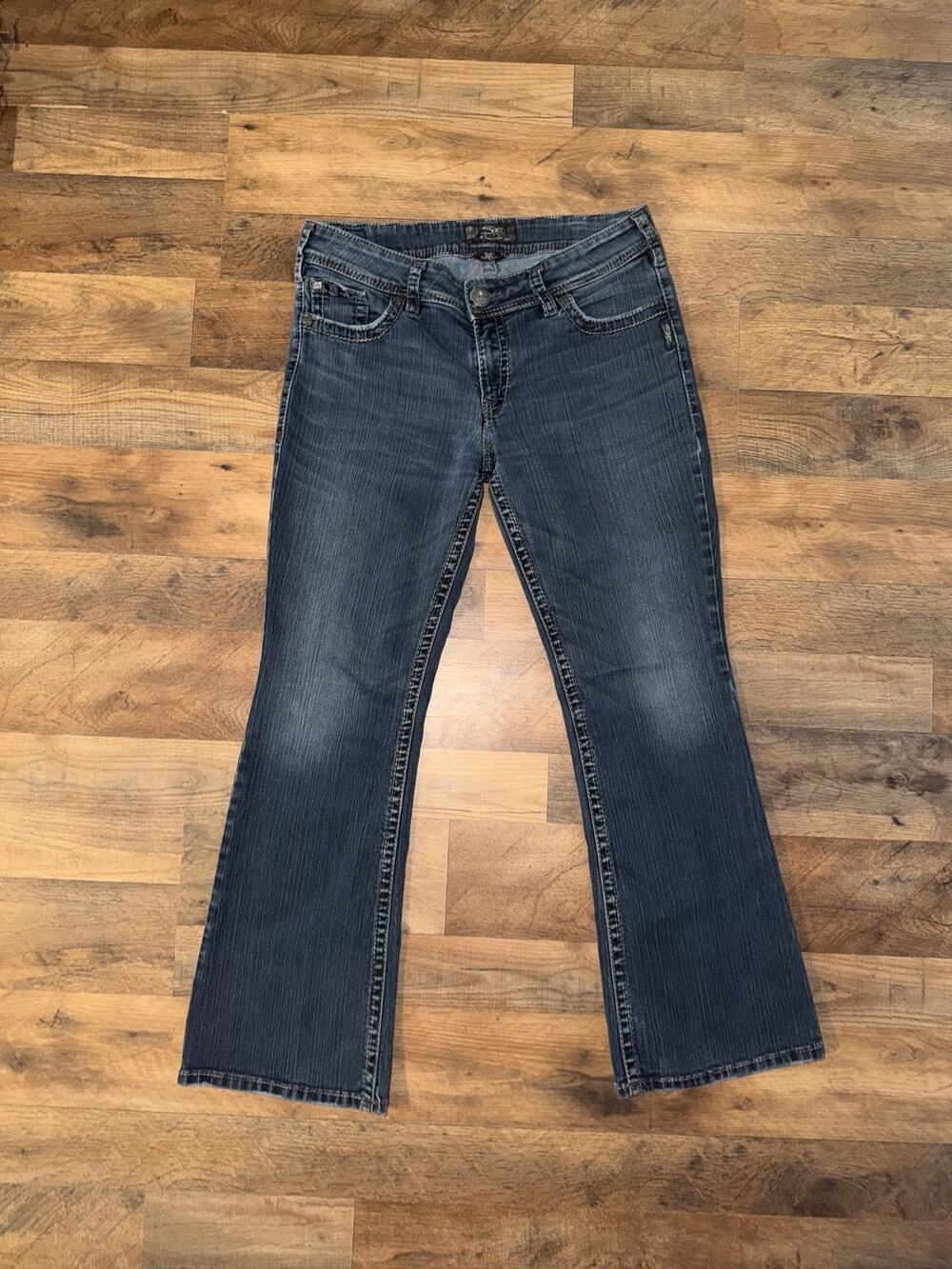 Silver jeans co women’s suki surplus western blue jeans